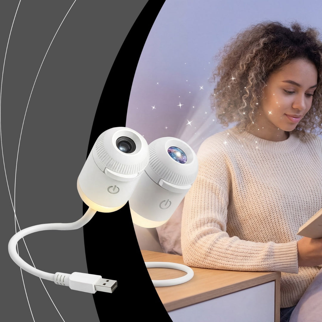 Touch Control Star Projector Night Light with 300 Lumens