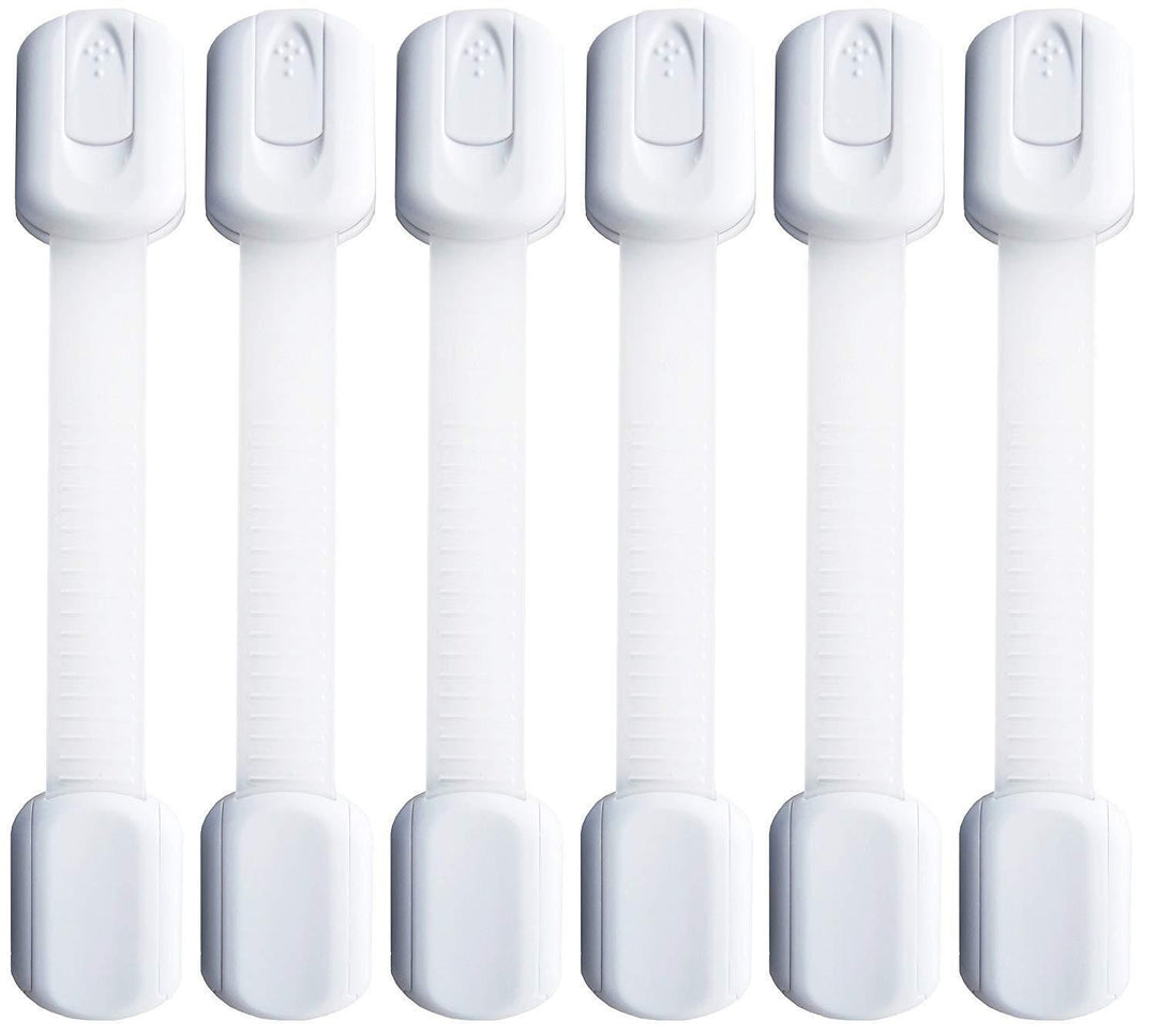 Havenholt Child Safety Cabinet Locks, Adhesive Straps, 10 Pack