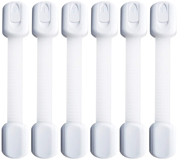 Havenholt Child Safety Cabinet Locks, Adhesive Straps, 10 Pack