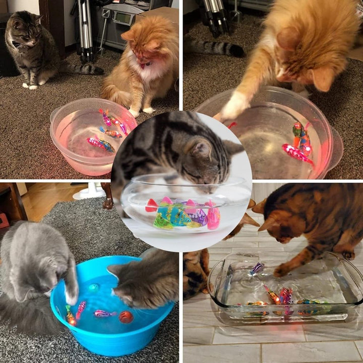 Havenholt Motion-Activated Light-Up Swimming Fish Cat Toy