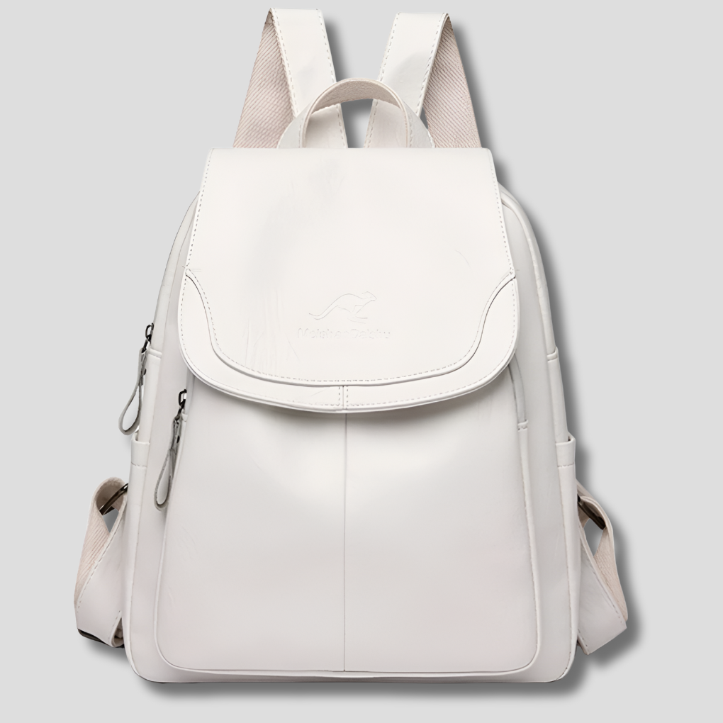Havenholt Embossed Anti-Theft Backpack with Back Zip