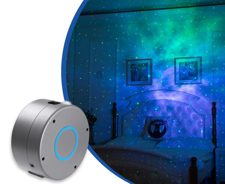 Galaxy Starry Sky Projector, 7 Colour Rotating Night Light