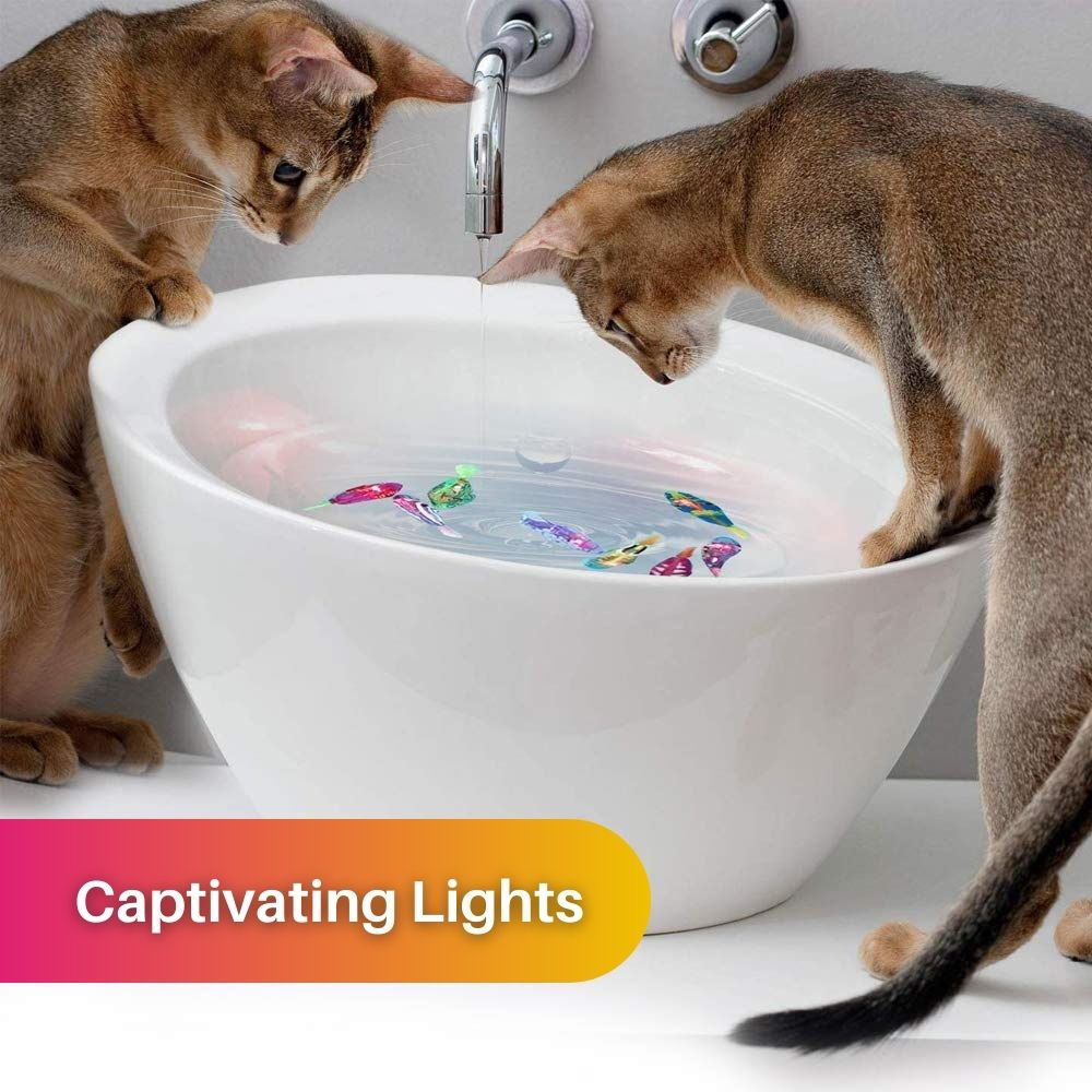 Havenholt Motion-Activated Light-Up Swimming Fish Cat Toy