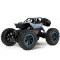 Off-road remote control truck on grass