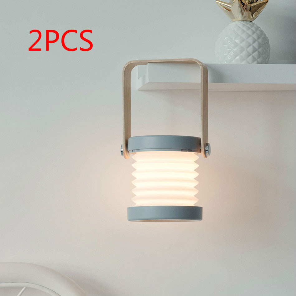 Foldable Touch Dimmable LED Lantern, USB Rechargeable Night Light