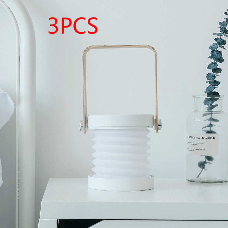 Foldable Touch Dimmable LED Lantern, USB Rechargeable Night Light