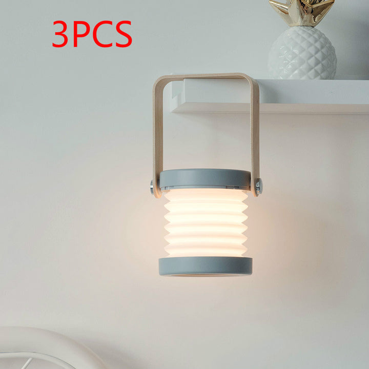Foldable Touch Dimmable LED Lantern, USB Rechargeable Night Light