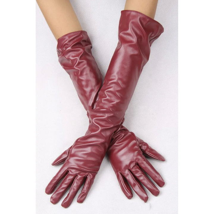 Havenholt Long Ruched Gloves with Extended Cuffs