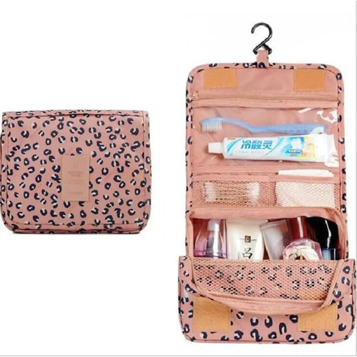 Travel Hanging Makeup Organiser Pouch for Cosmetics and Toiletries
