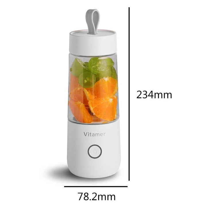 350ml Portable Blender Bottle, USB Rechargeable Smoothie Cup