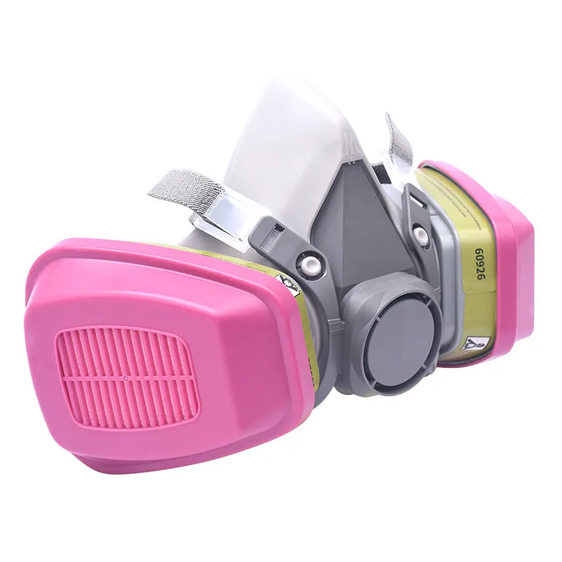 Multi-Purpose Reusable Half-Face Respirator with Quick Latch and 60926 Cartridges, Size Medium