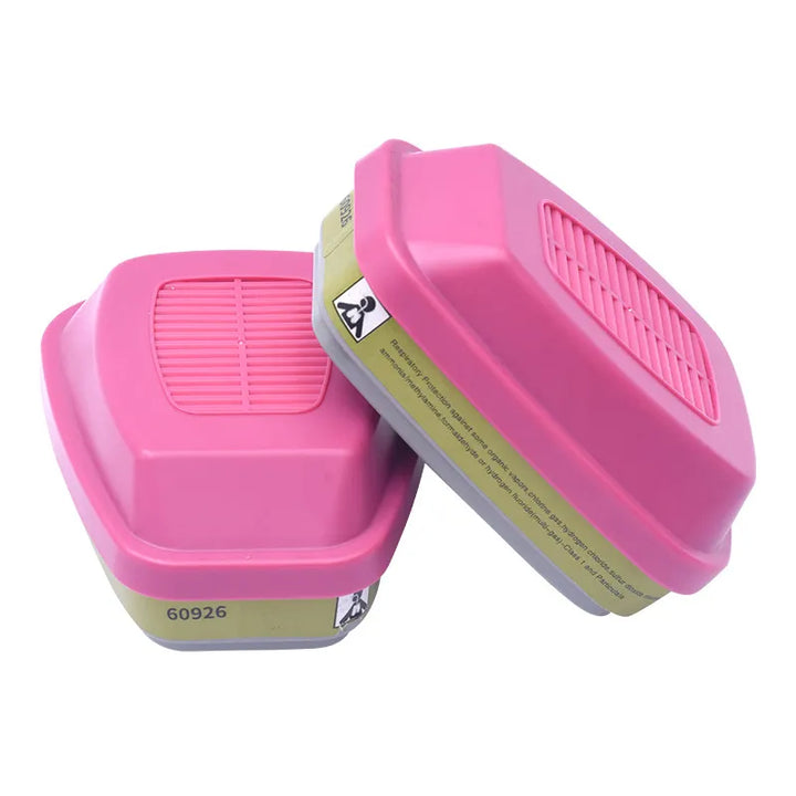 Multi-Purpose Reusable Half-Face Respirator with Quick Latch and 60926 Cartridges, Size Medium