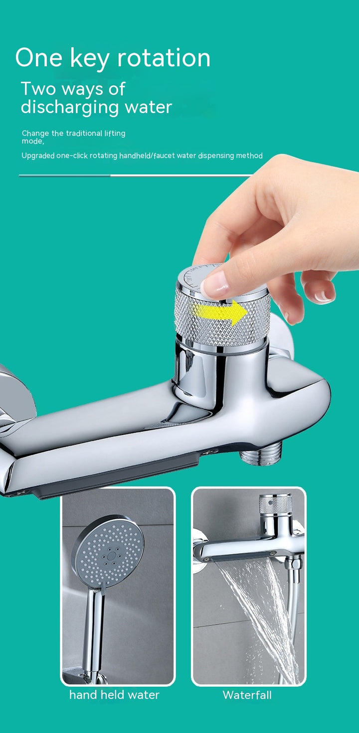 Handheld Filter Shower Head Set with Hose and Wall Holder