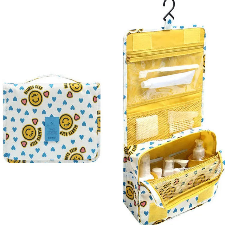 Travel Hanging Makeup Organiser Pouch for Cosmetics and Toiletries