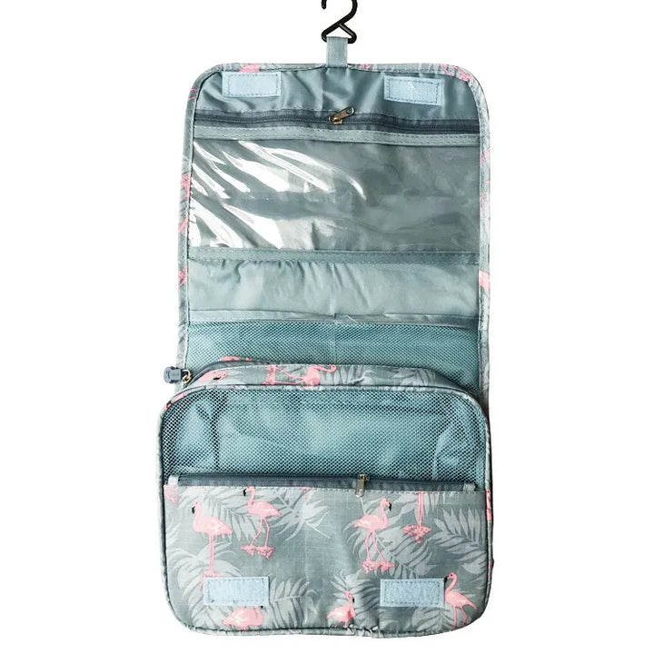 Travel Hanging Makeup Organiser Pouch for Cosmetics and Toiletries