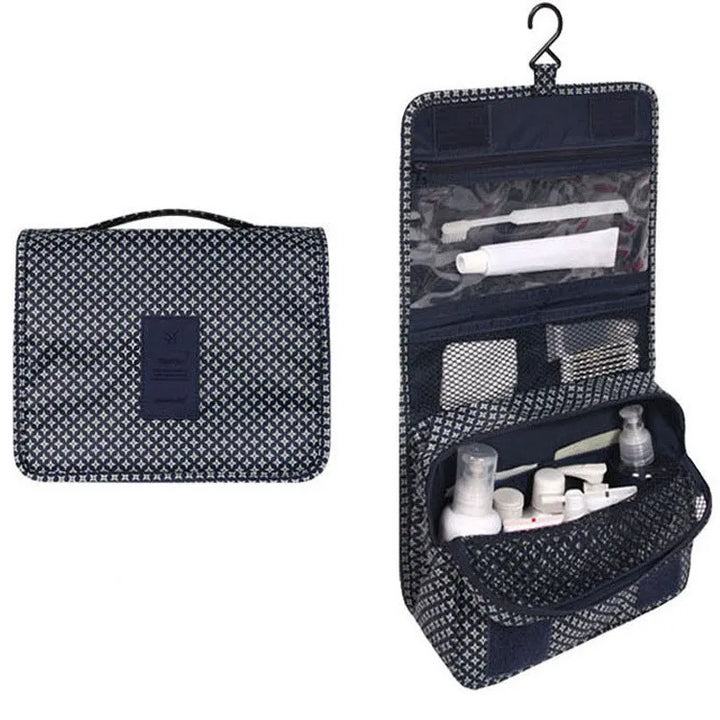 Travel Hanging Makeup Organiser Pouch for Cosmetics and Toiletries