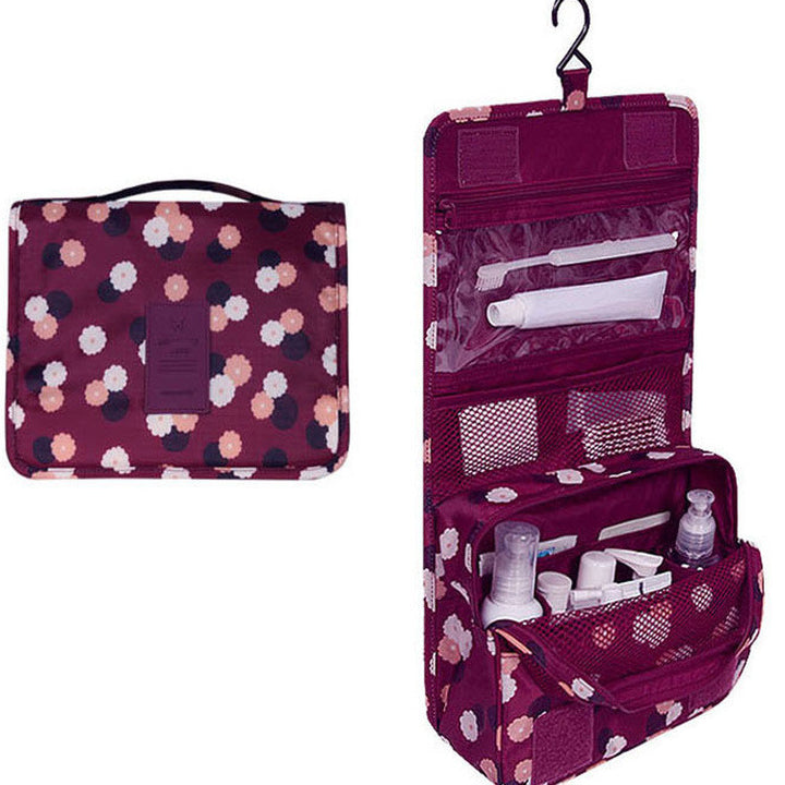 Travel Hanging Makeup Organiser Pouch for Cosmetics and Toiletries