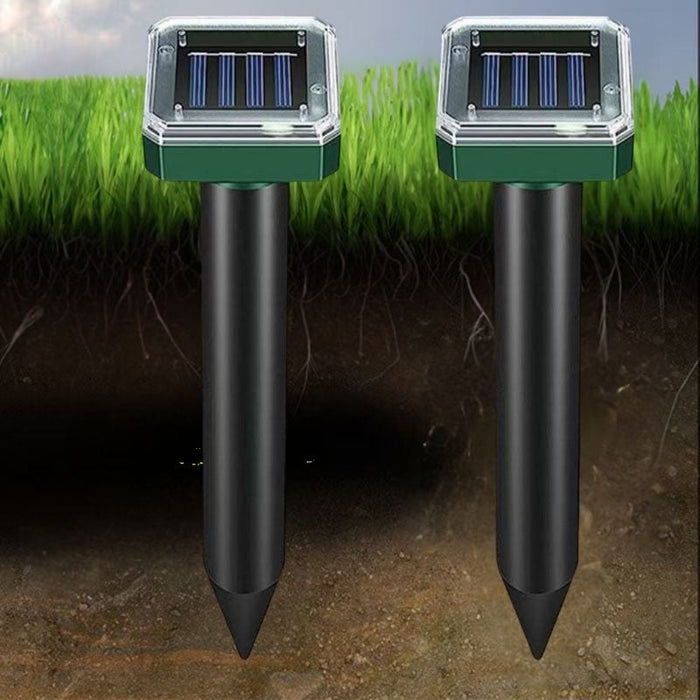 Solar Ultrasonic Rodent Repeller with Variable Frequency Sound and Auto Day-Night Mode