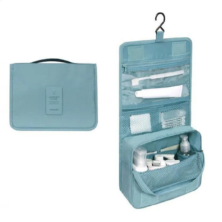 Travel Hanging Makeup Organiser Pouch for Cosmetics and Toiletries