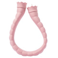 U-shaped neck hot water bottle with knitted cover, 710 ml