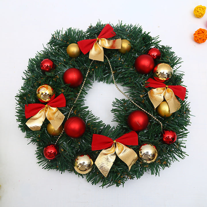 Christmas Window Garland Bowknot Red Berry Branch 30cm