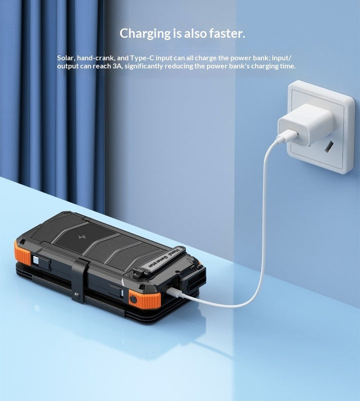 25000MAH High-Performance Solar Power Bank