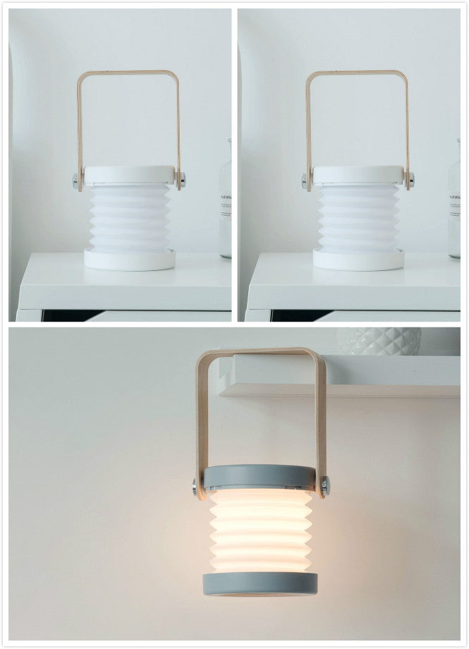 Foldable Touch Dimmable LED Lantern, USB Rechargeable Night Light