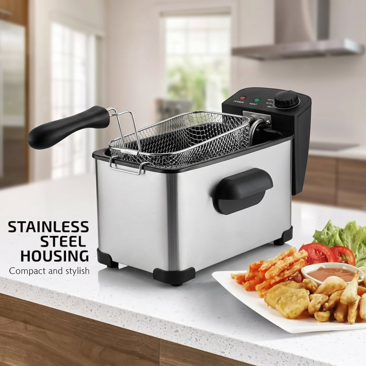 2L Electric Deep Fryer with Adjustable Temperature Control