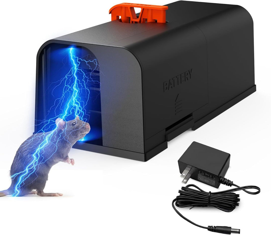 2 Pack Indoor Mouse Trap with No Touch Disposal and Alert System