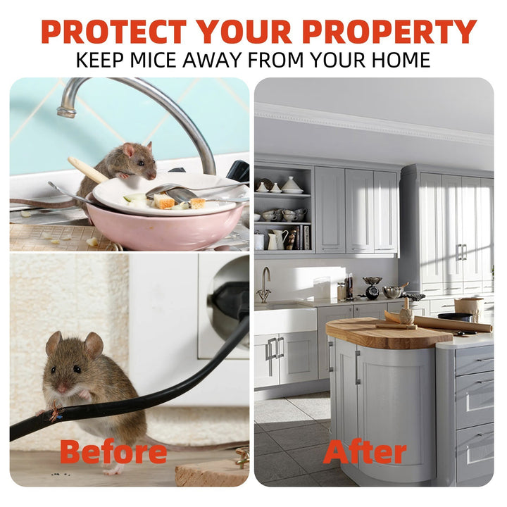 2 Pack Indoor Mouse Trap with No Touch Disposal and Alert System