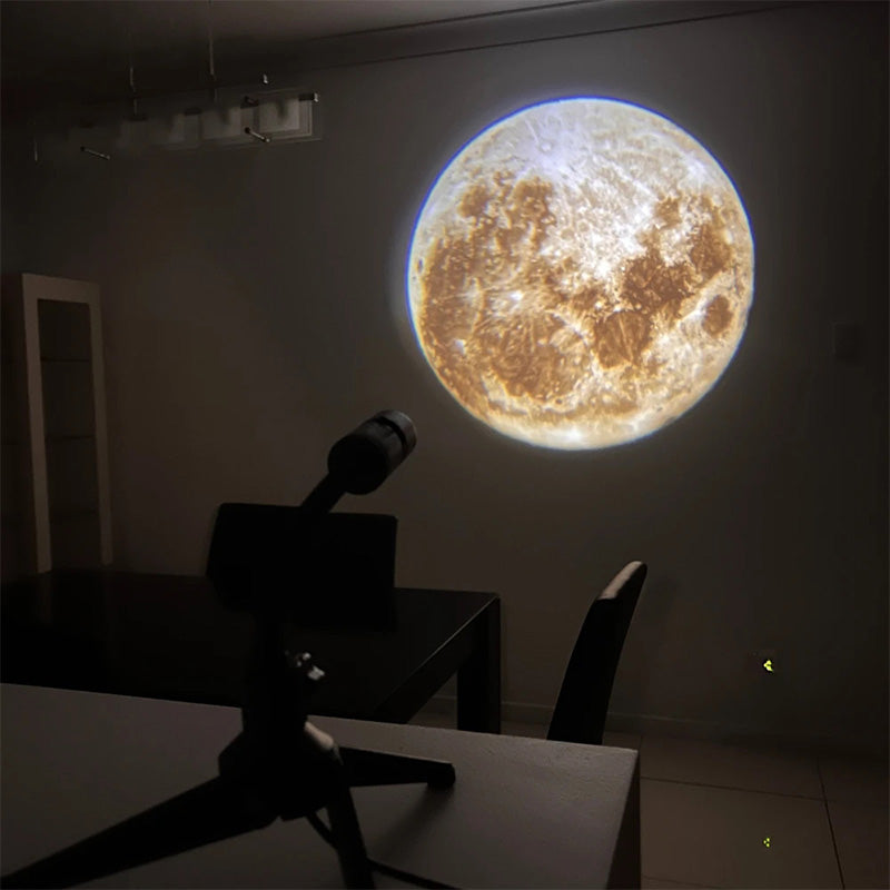 Havenholt Moon and Earth Projection Lamp with Two Films