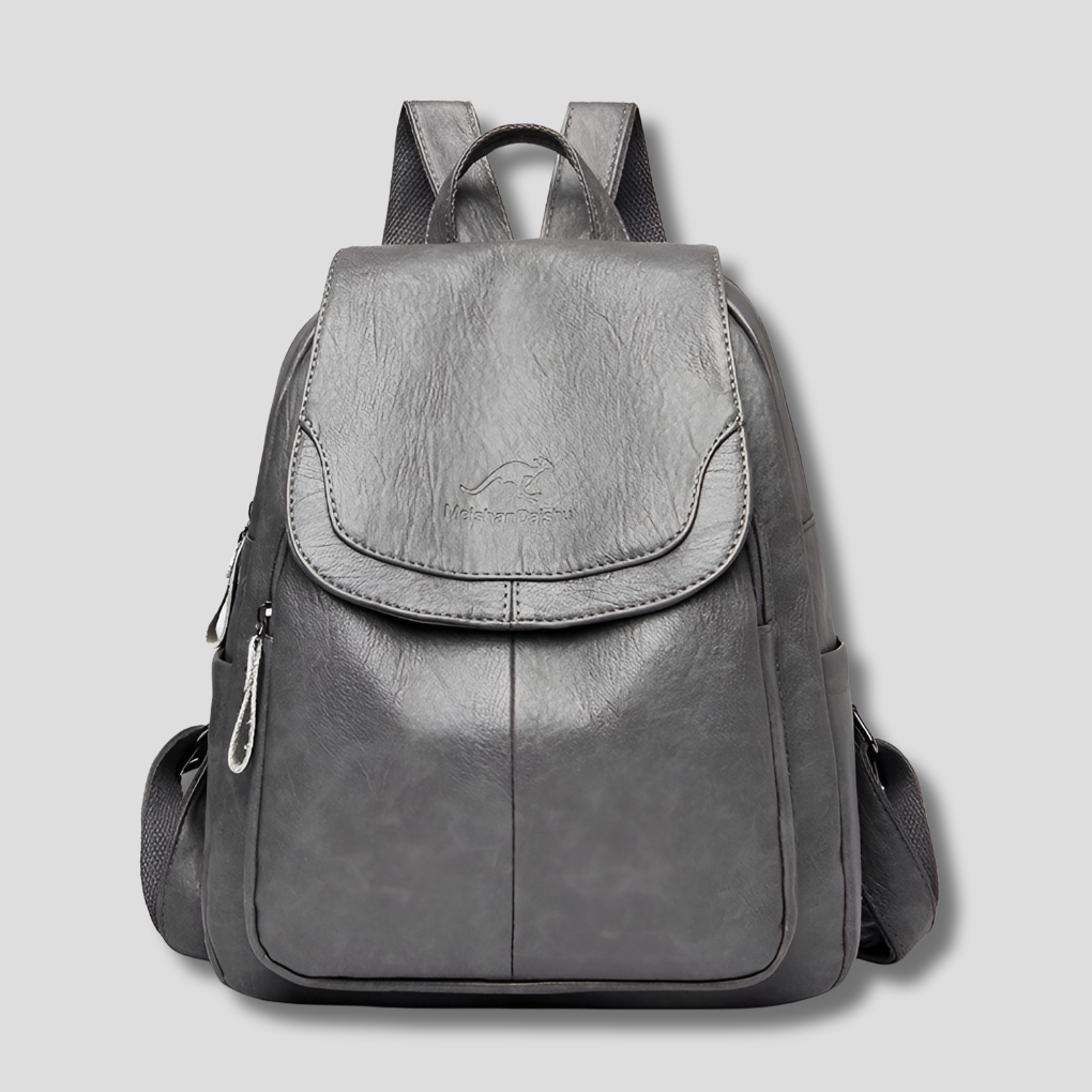 Havenholt Embossed Anti-Theft Backpack with Back Zip