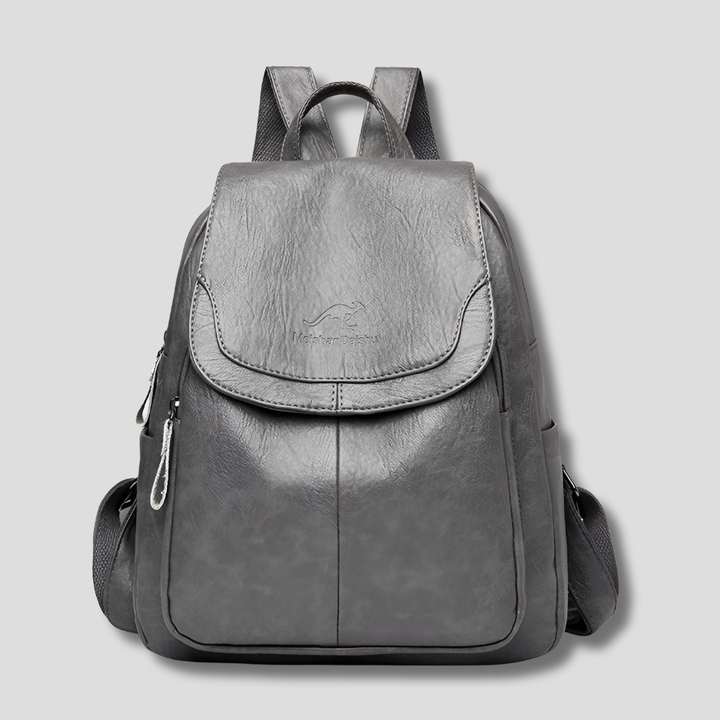 Havenholt Embossed Anti-Theft Backpack with Back Zip