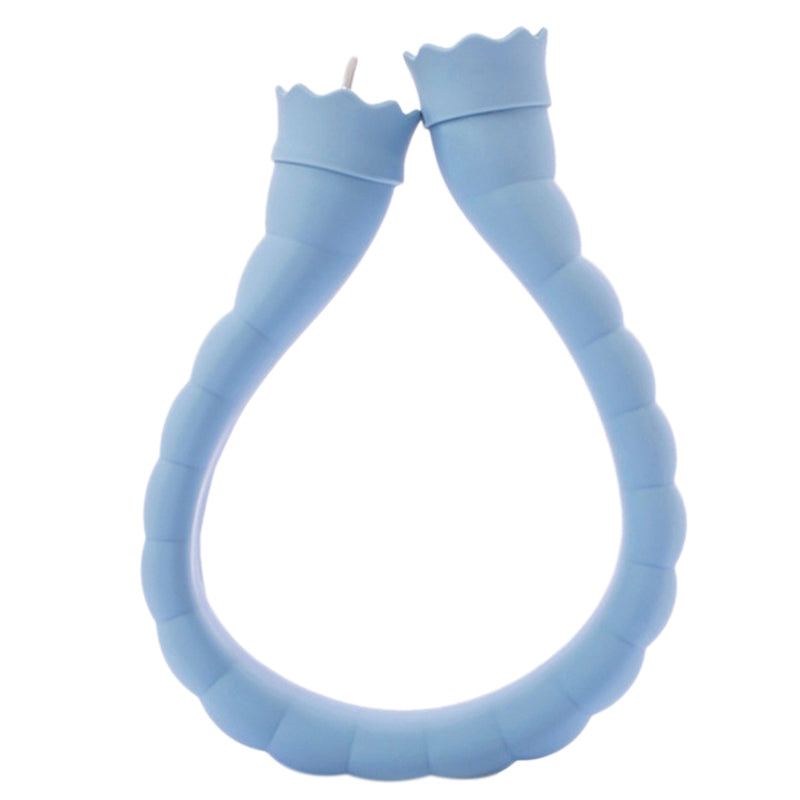 U-shaped neck hot water bottle with knitted cover, 710 ml