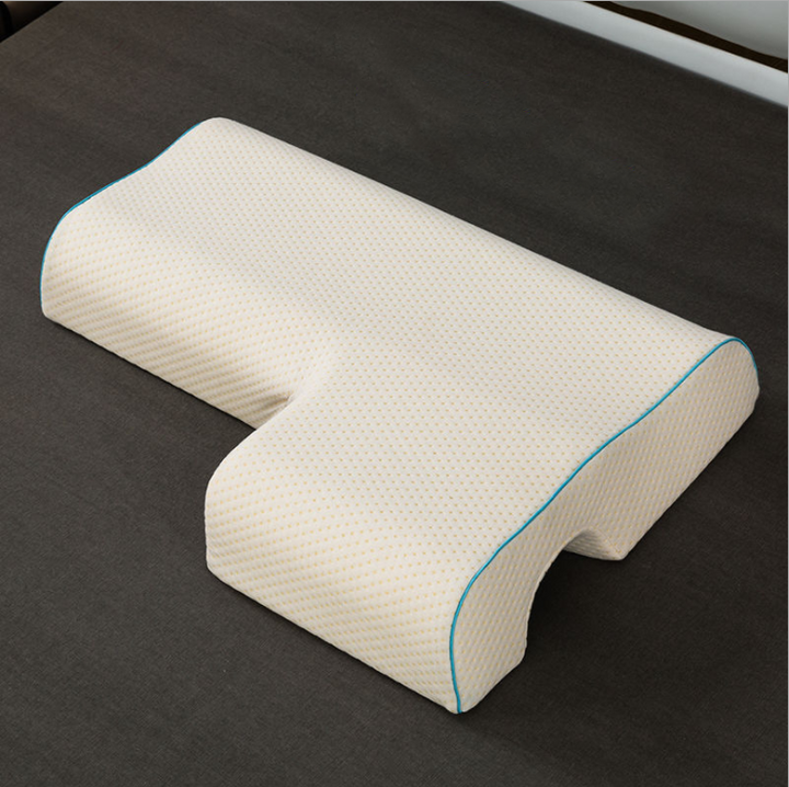 Arched couples memory foam pillow