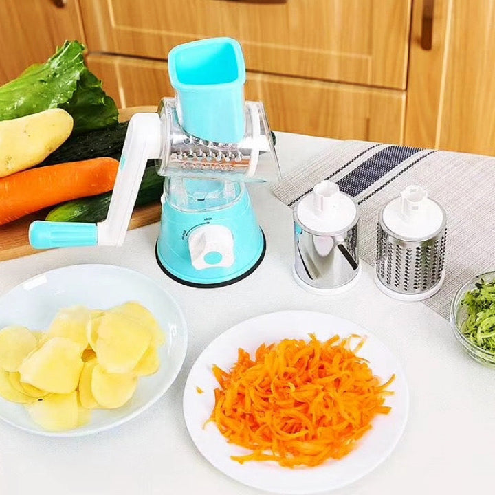 Havenholt Rotary Vegetable Grater with 3 Blades