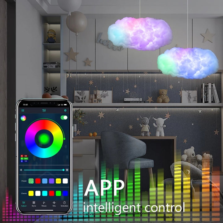 USB Cloud Lightning Light With App Control And Music Sync