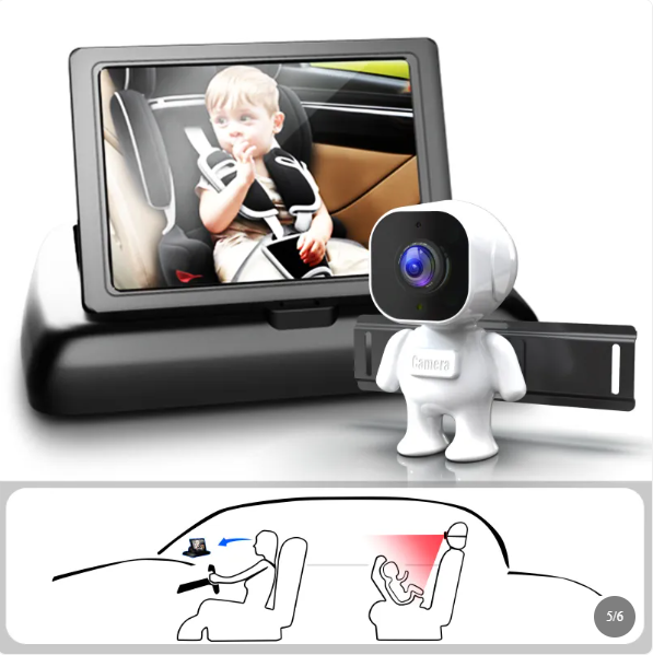 Havenholt 4.3 Inch Car Baby Monitor with HD Camera