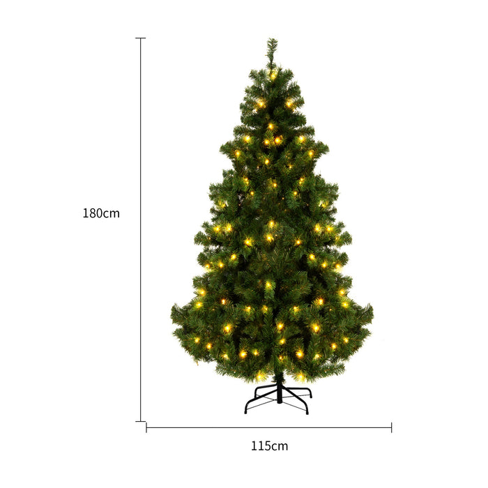 Havenholt Artificial Christmas Tree, Pre-Lit Snow or Green Berry
