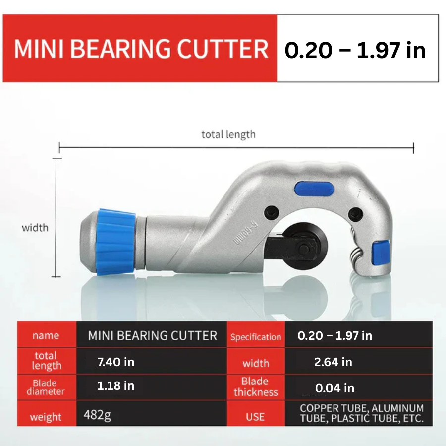 Havenholt Heavy-Duty Pipe Cutter for Metal and PVC