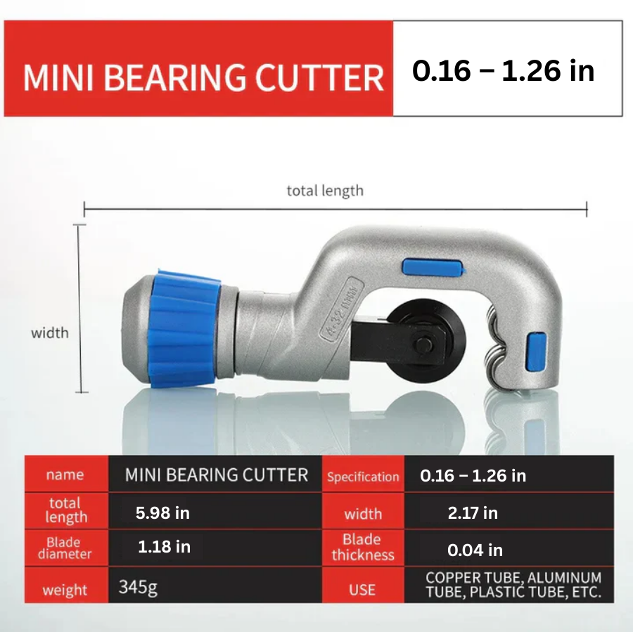 Havenholt Heavy-Duty Pipe Cutter for Metal and PVC