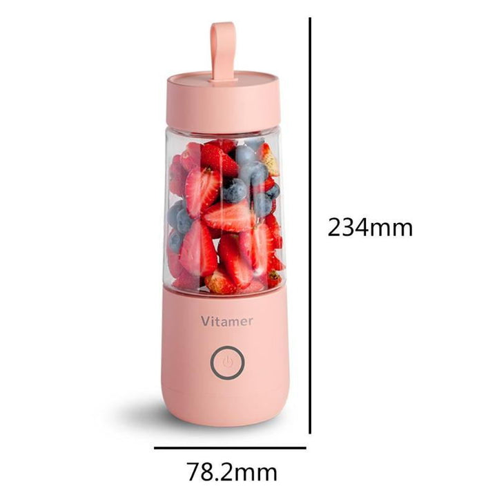 350ml Portable Blender Bottle, USB Rechargeable Smoothie Cup