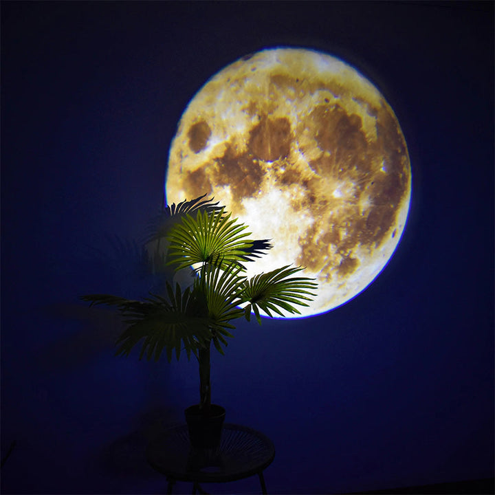 Havenholt Moon and Earth Projection Lamp with Two Films