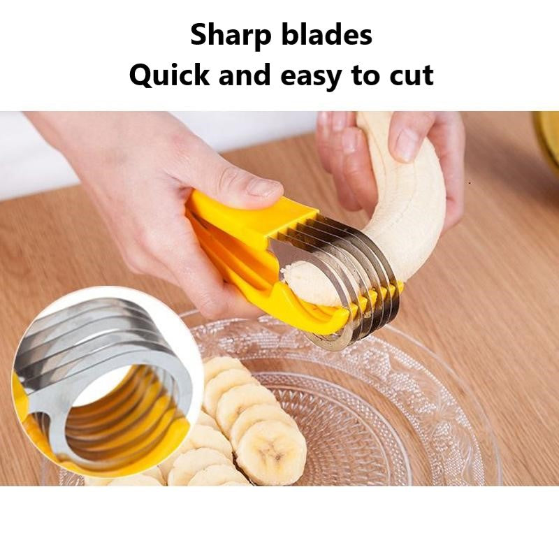 Havenholt Banana Slicer with 11 Stainless Steel Blades