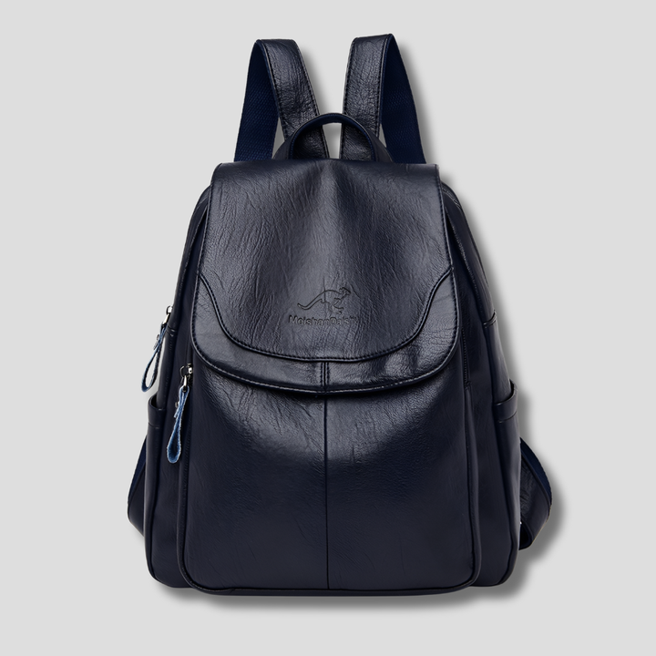 Havenholt Embossed Anti-Theft Backpack with Back Zip
