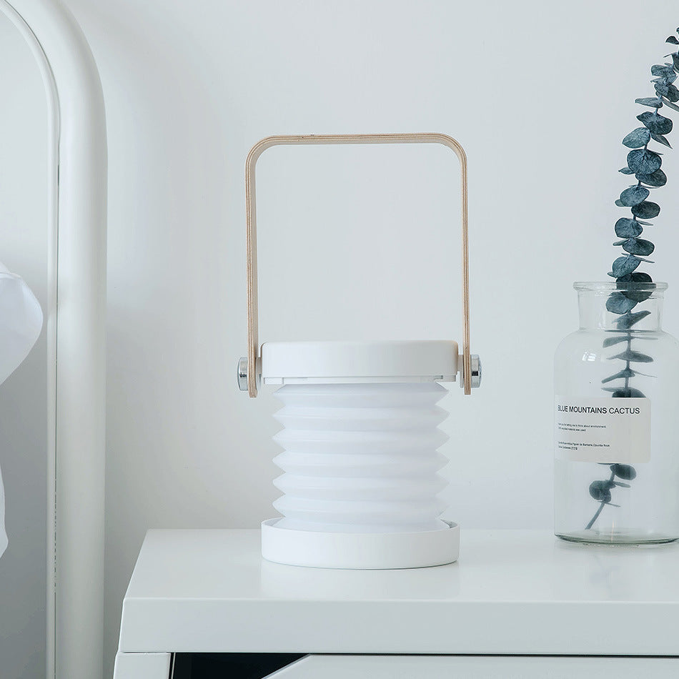 Foldable Touch Dimmable LED Lantern, USB Rechargeable Night Light