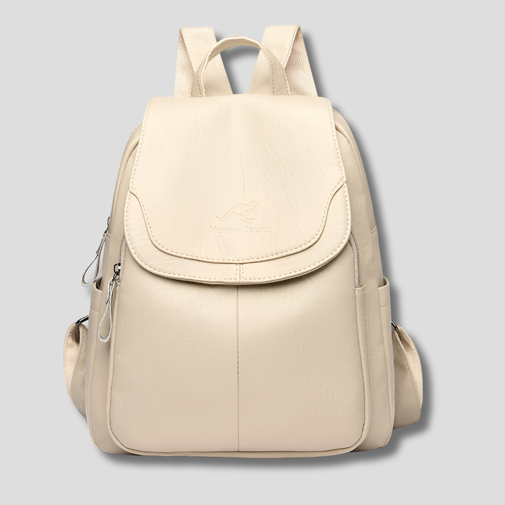 Havenholt Embossed Anti-Theft Backpack with Back Zip