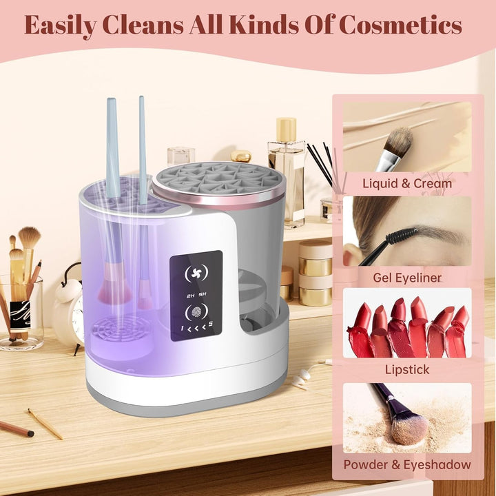 Havenholt Makeup Brush Cleaner with Spin Dryer