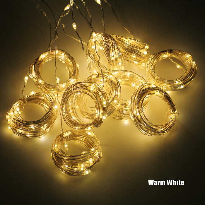Havenholt USB LED curtain fairy lights with 8 modes, up to 6 x 2 m