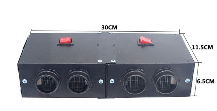 Fast Heating 500W Electric Car Heater and Fan